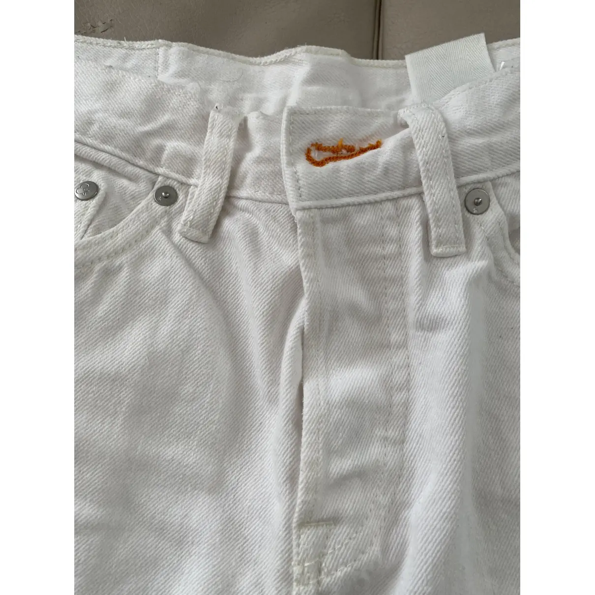 White Cotton Jeans H&M