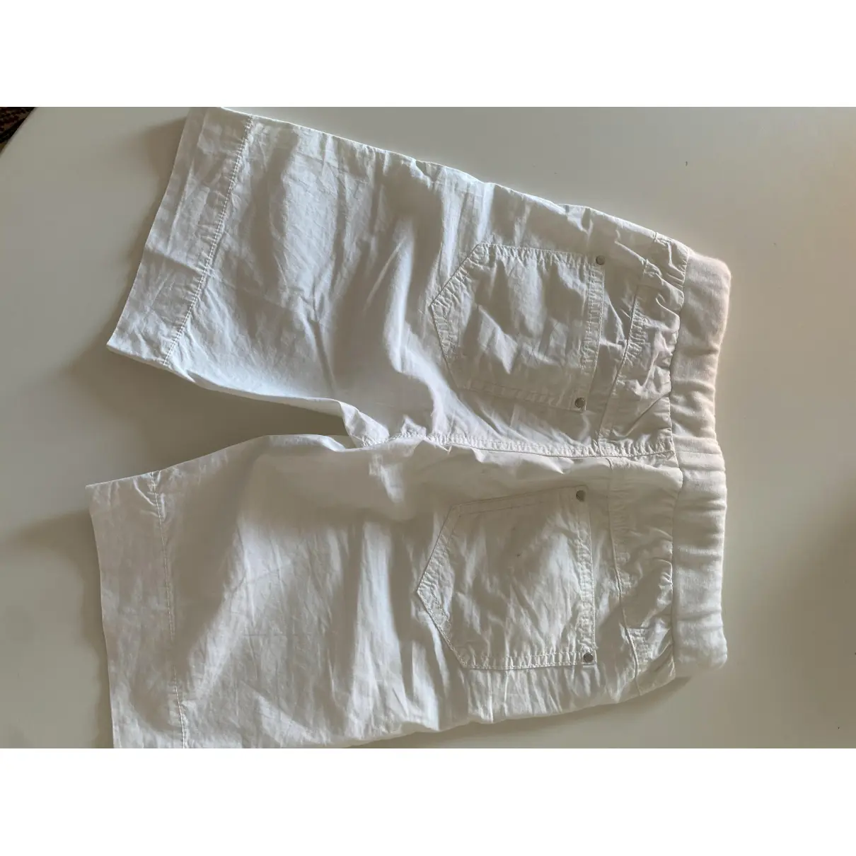 Buy Il Gufo White Cotton Shorts online