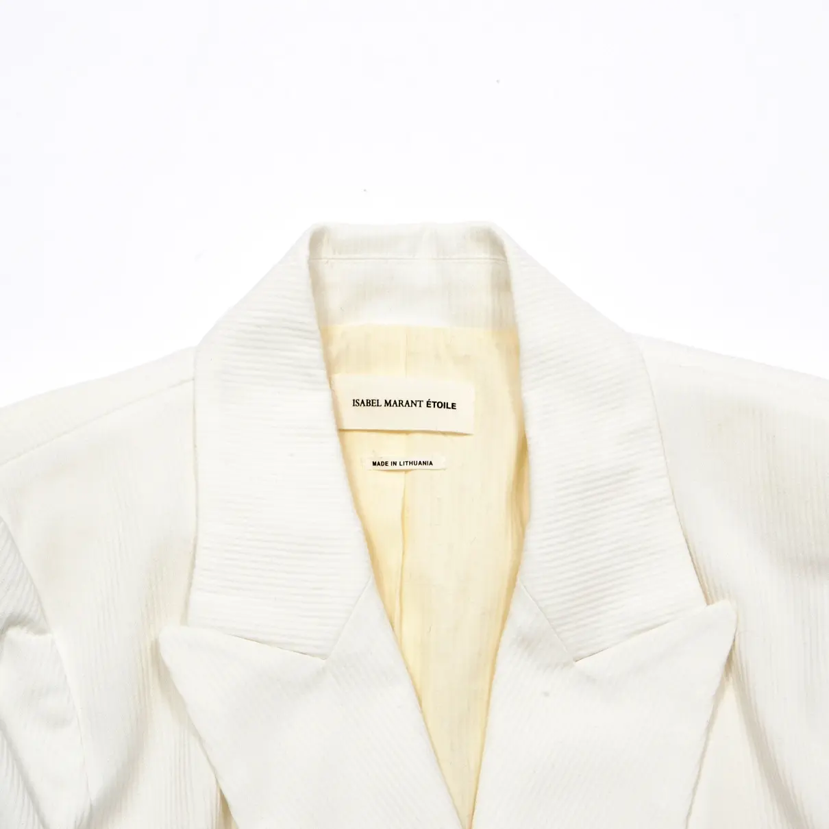 Buy Isabel Marant Etoile White Cotton Jacket online