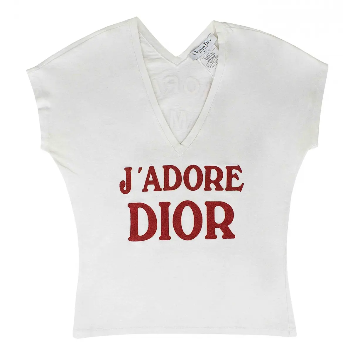 White Cotton Top J'adior Dior