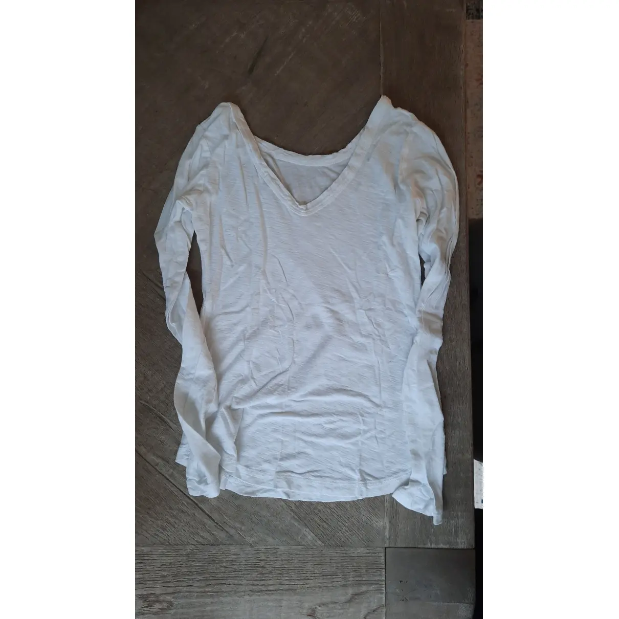 Buy James Perse White Cotton Top online