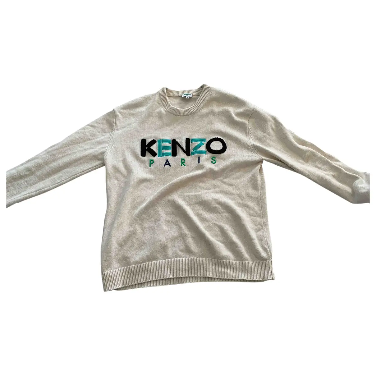 White Cotton Knitwear & Sweatshirt Kenzo