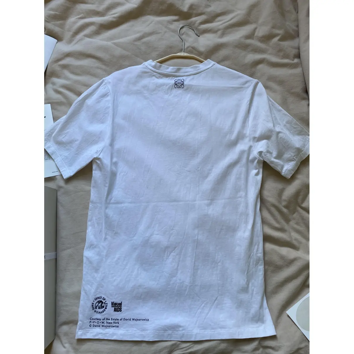 Loewe White Cotton T-shirt for sale