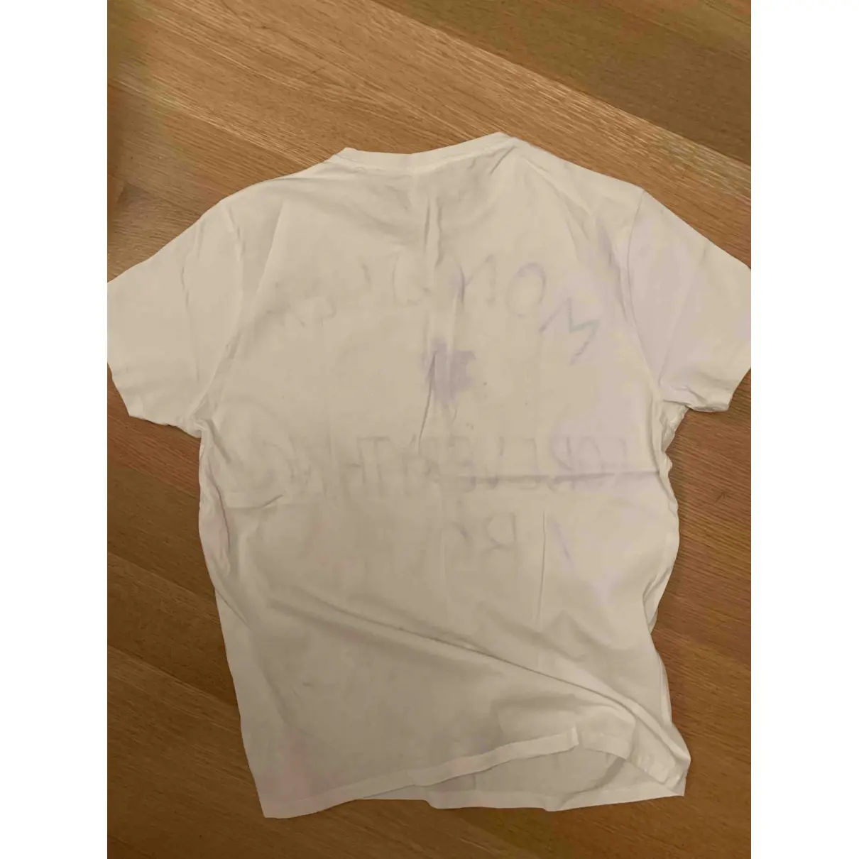 Buy Moncler White Cotton T-shirt online