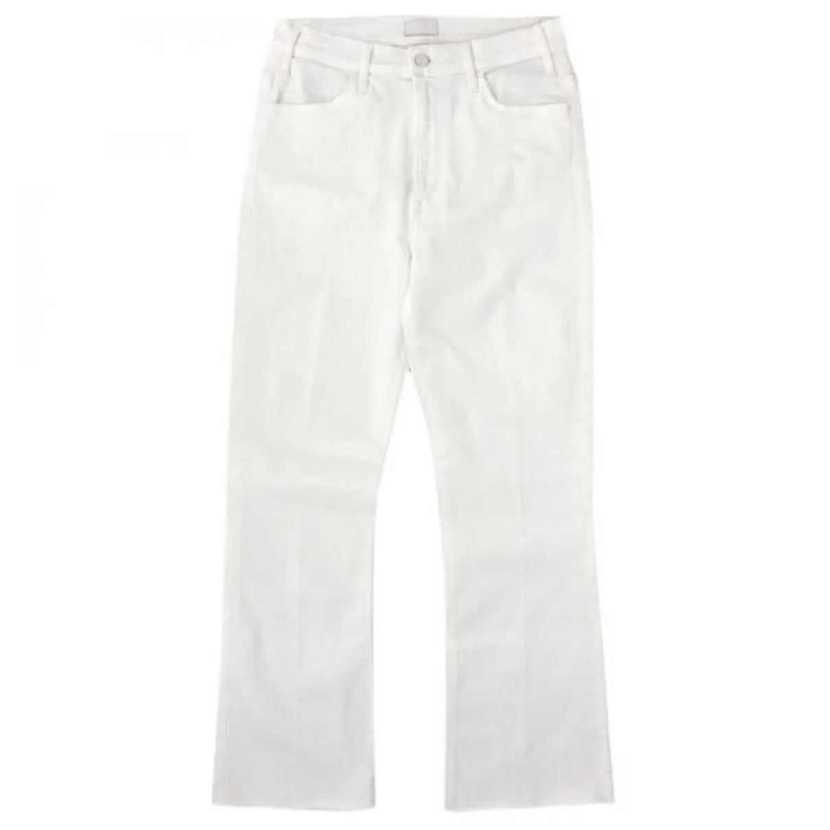 White Cotton Jeans Mother