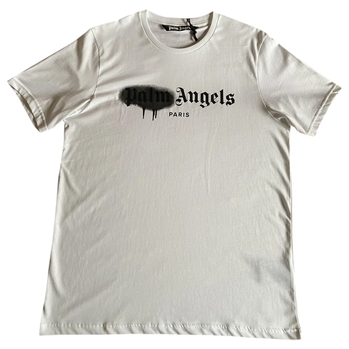 White Cotton T-shirt Palm Angels