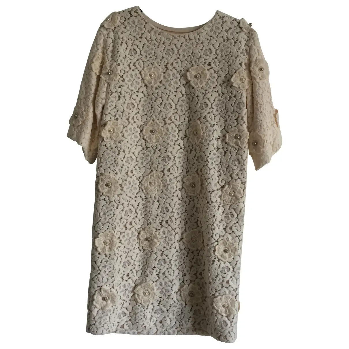 PEARL-EMBELLISHED LACE DRESS Chloé