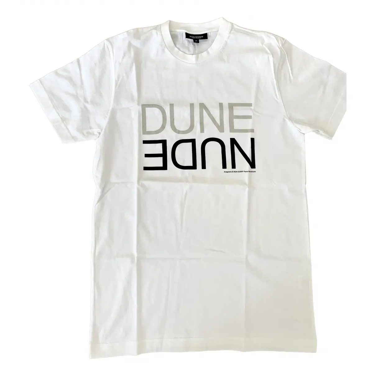 White Cotton T-shirt Ron Dorff