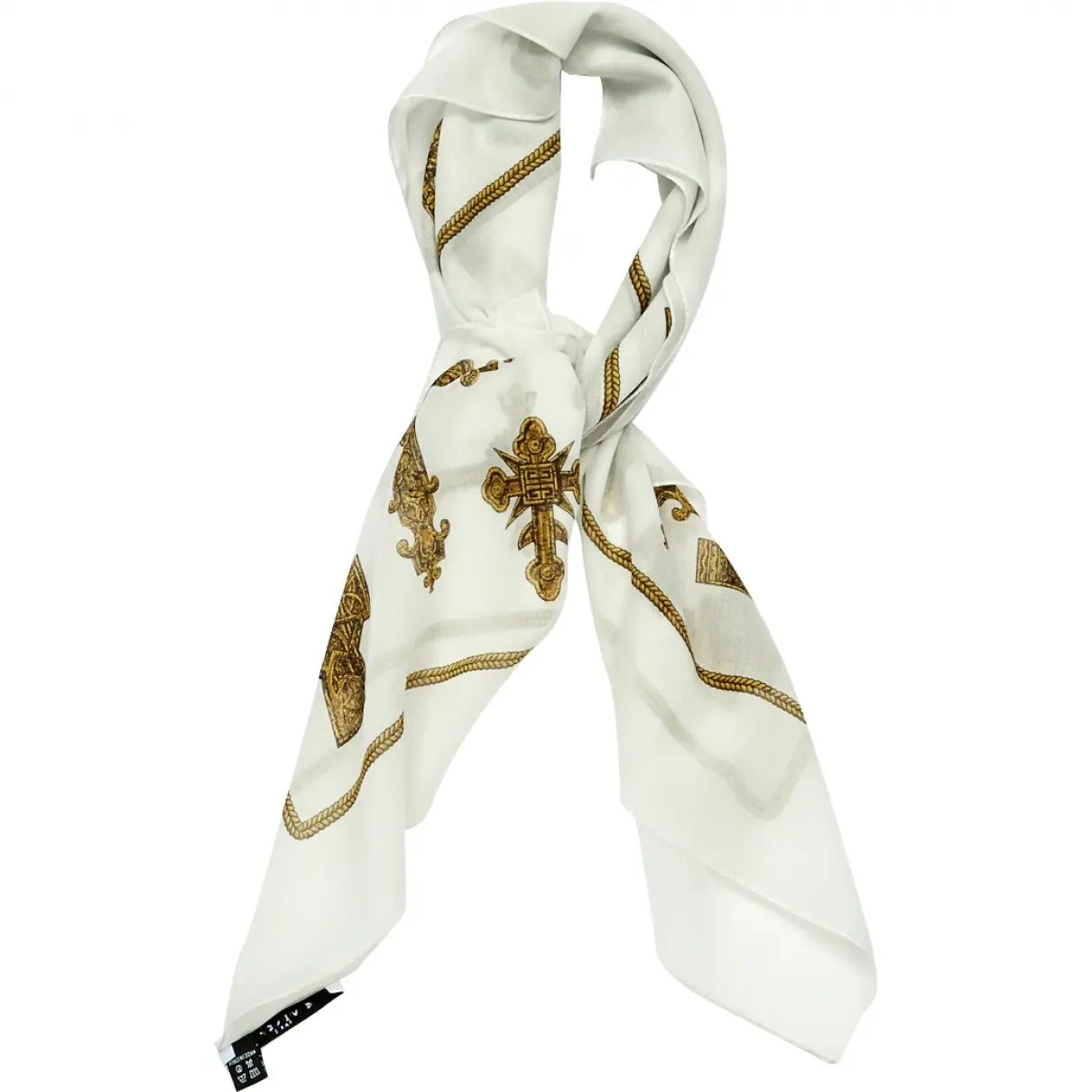 White Cotton Silk handkerchief Givenchy