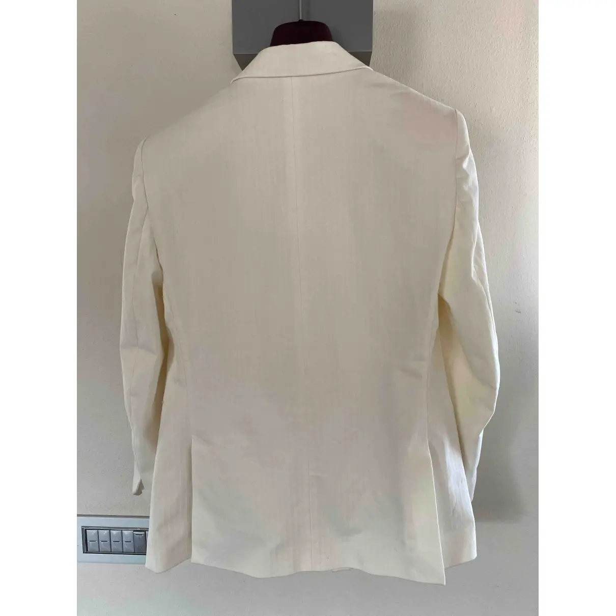 Buy Zadig & Voltaire White Cotton Jacket Spring Summer 2019 online