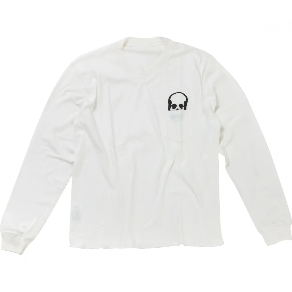 White Cotton T-shirt Lucien Pellat Finet