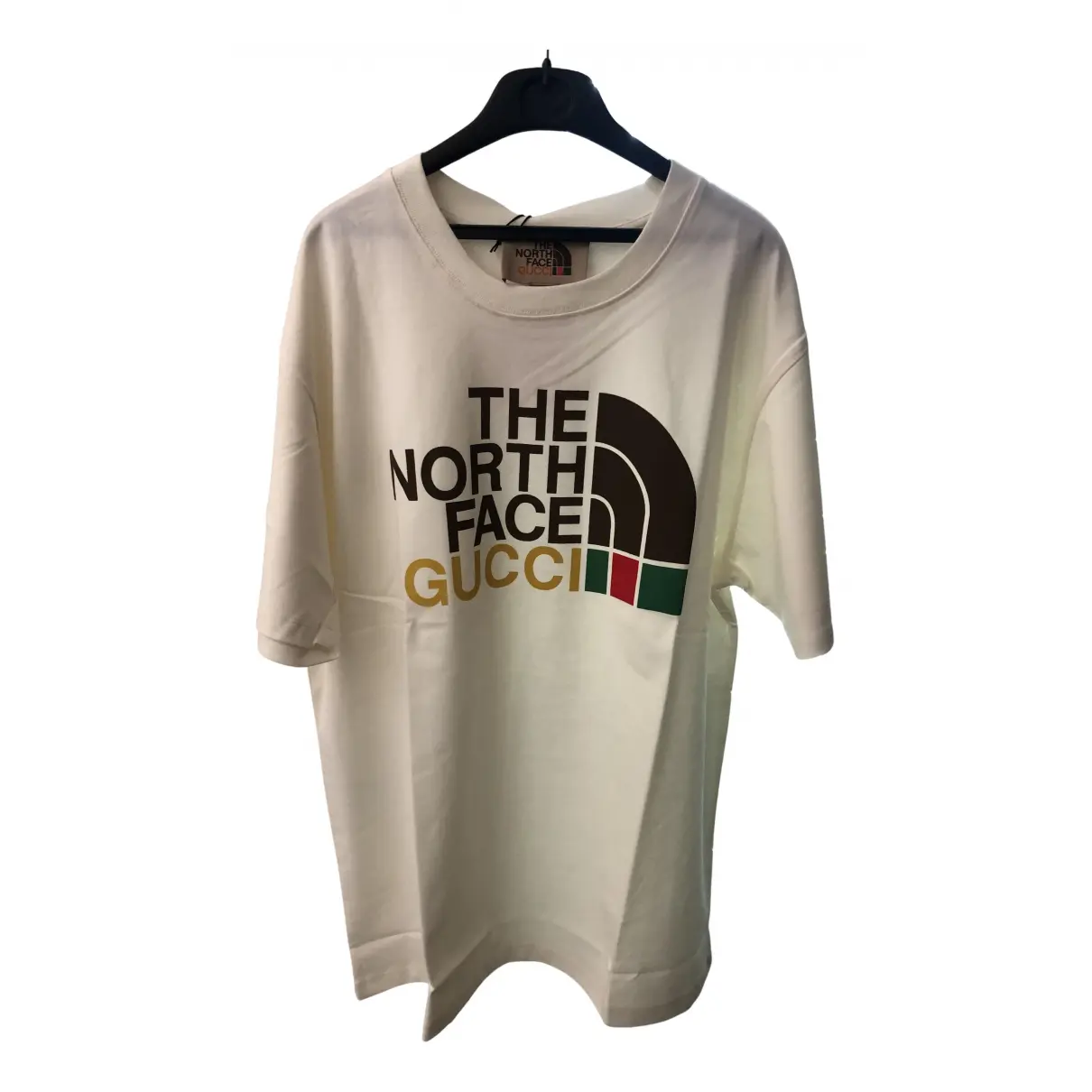 White Cotton T-shirt The North Face x Gucci