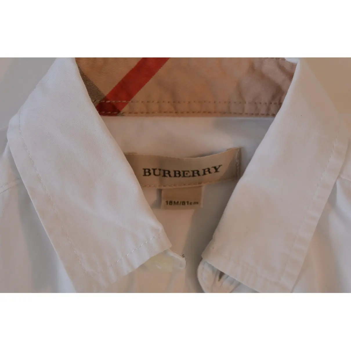 Buy Burberry White Cotton Top online