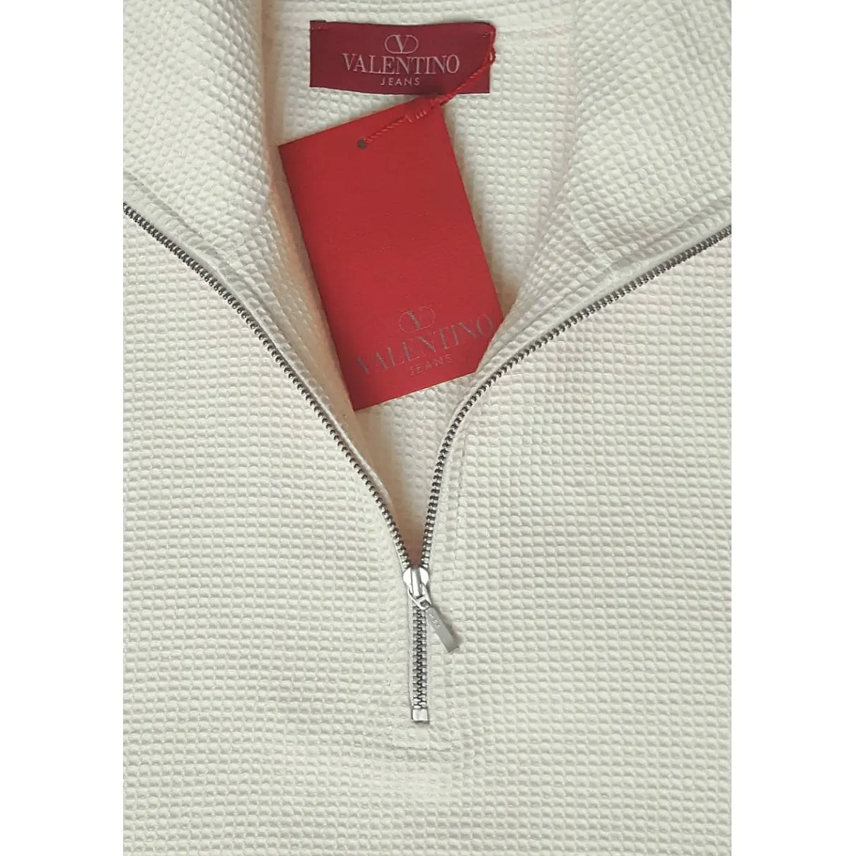 Valentino Garavani White Cotton Knitwear & Sweatshirt for sale - Vintage