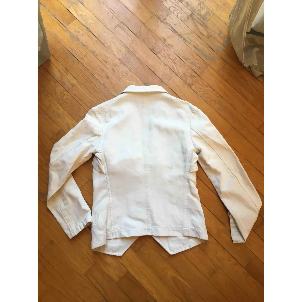 Y's White Cotton Jacket for sale - Vintage