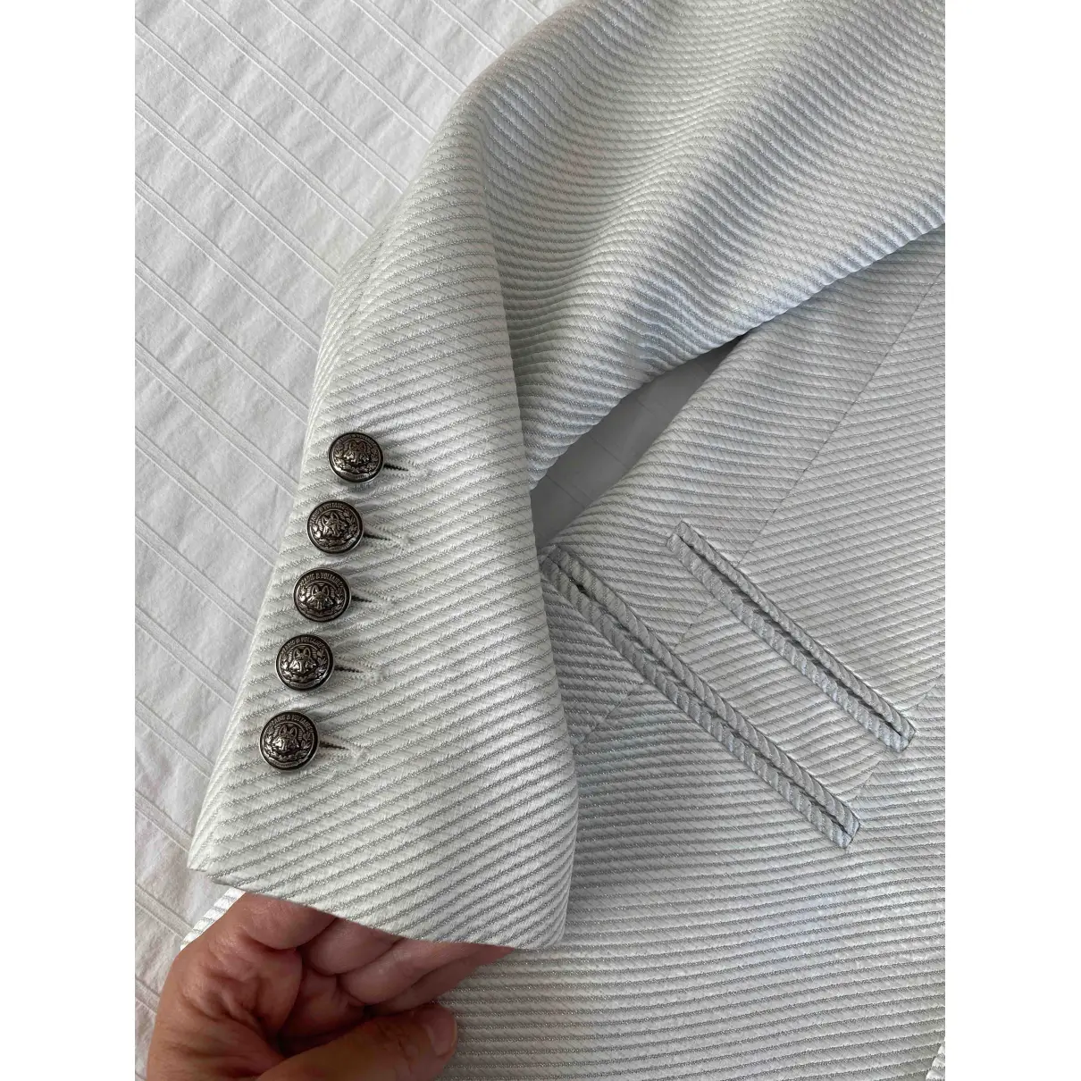 White Cotton Jacket Zadig & Voltaire