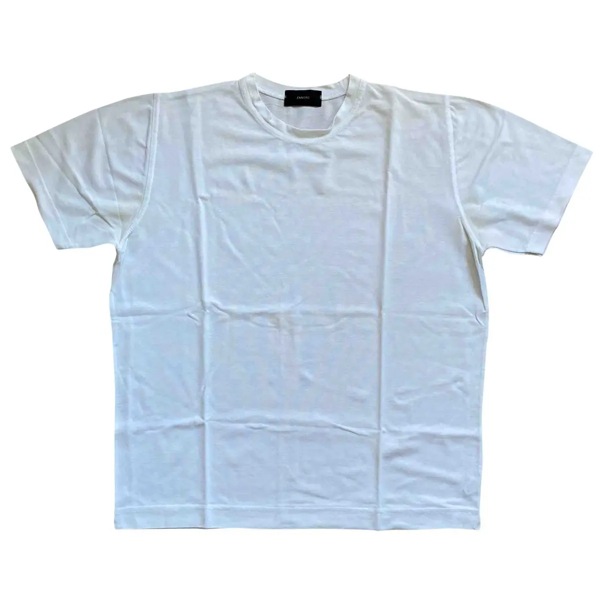 White Cotton T-shirt Zanone