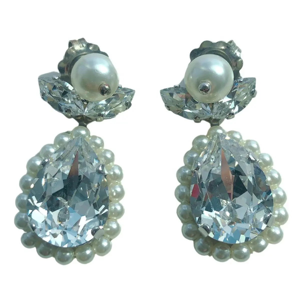 Crystal earrings Simone Rocha