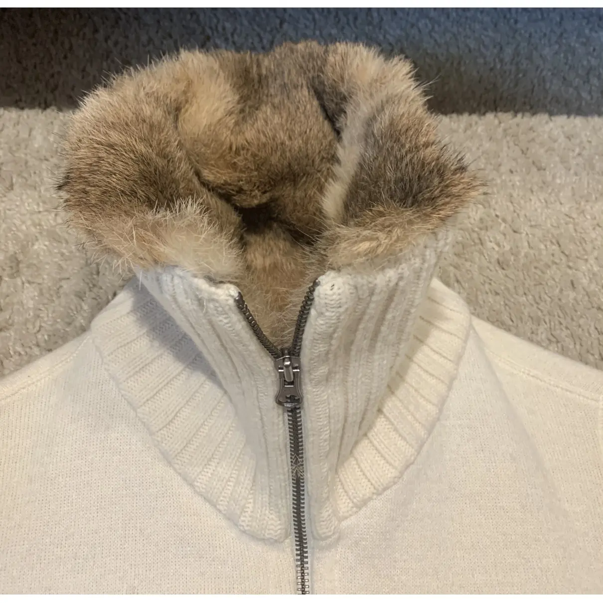 White Fur Knitwear Woolrich