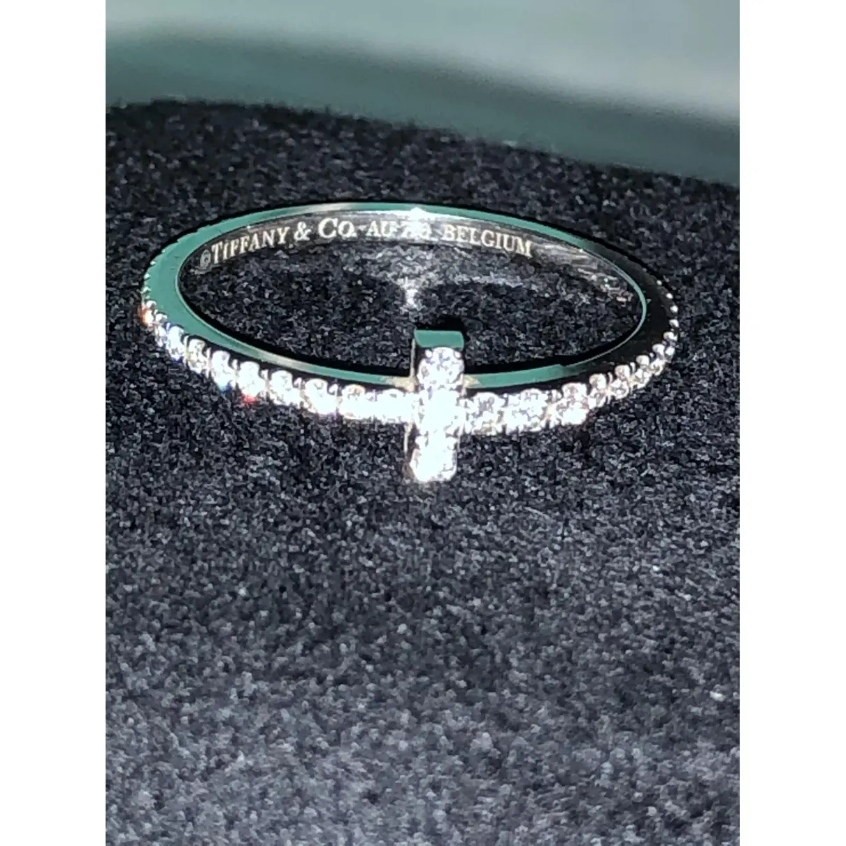 Tiffany & Co Tiffany T white gold ring for sale