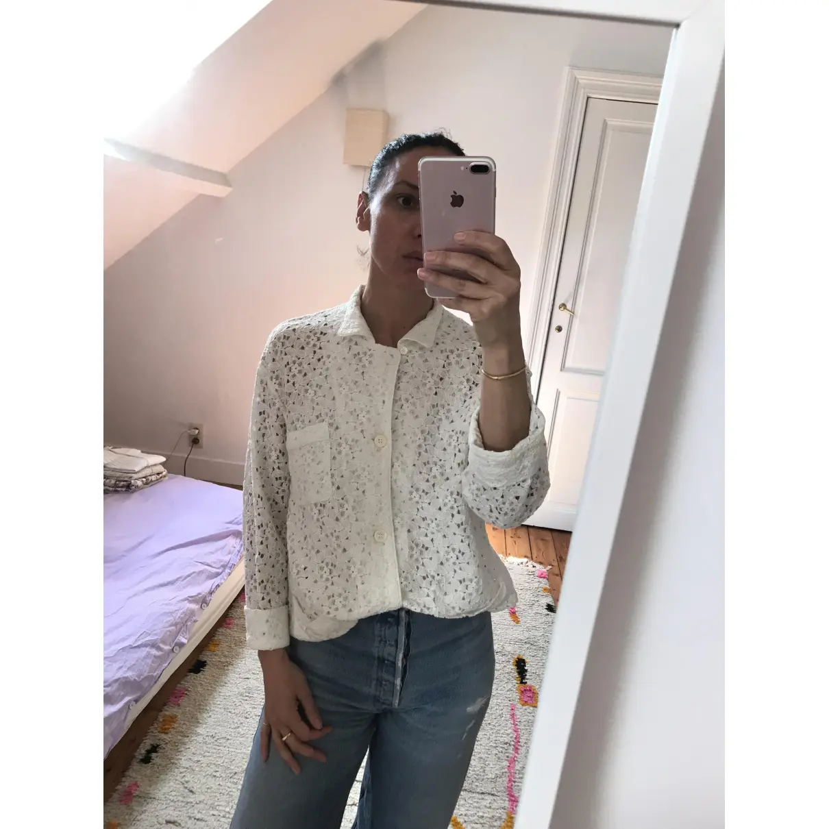Lace blouse 6397