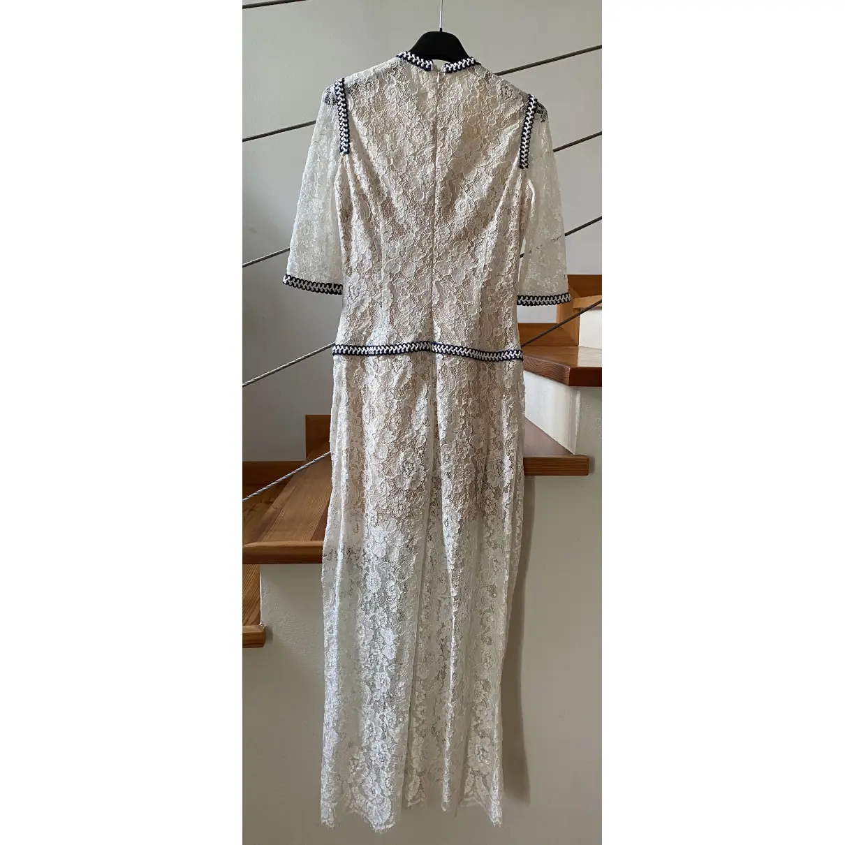 Buy Alessandra Rich Lace maxi dress online
