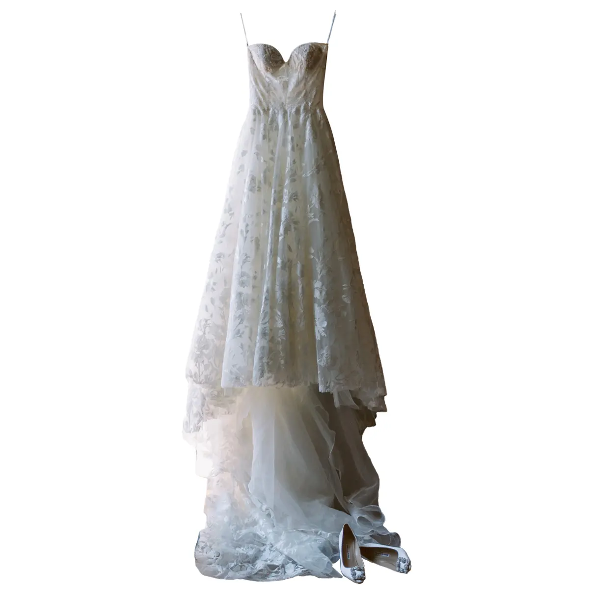 Lace maxi dress Monique Lhuillier
