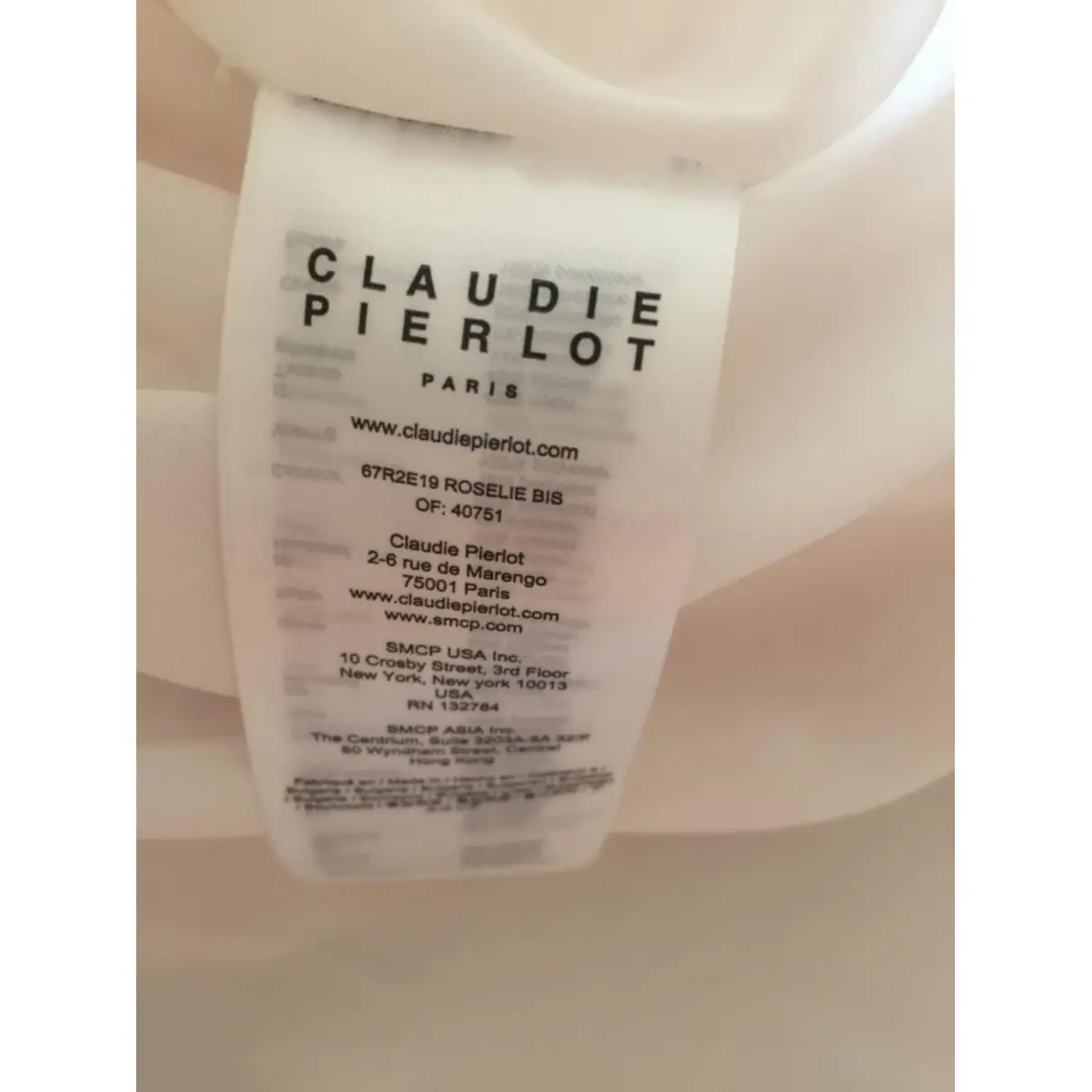 Spring Summer 2019 lace mid-length dress Claudie Pierlot