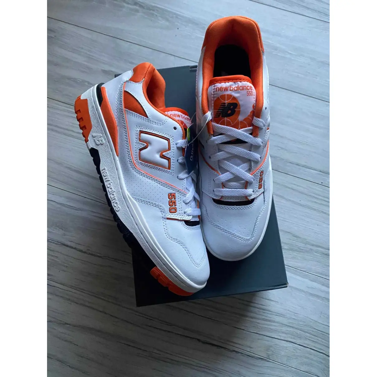 Buy New Balance 550 leather low trainers online
