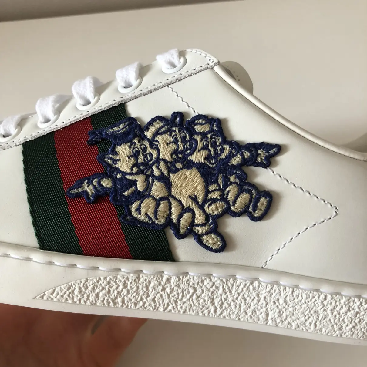 Ace leather trainers Disney x Gucci