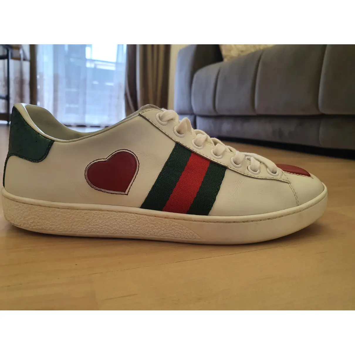 Ace leather trainers Gucci