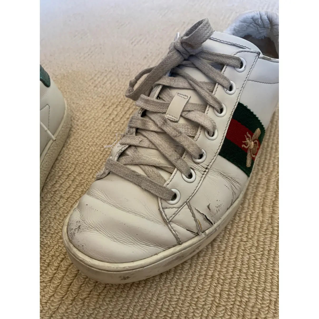 Ace leather trainers Gucci