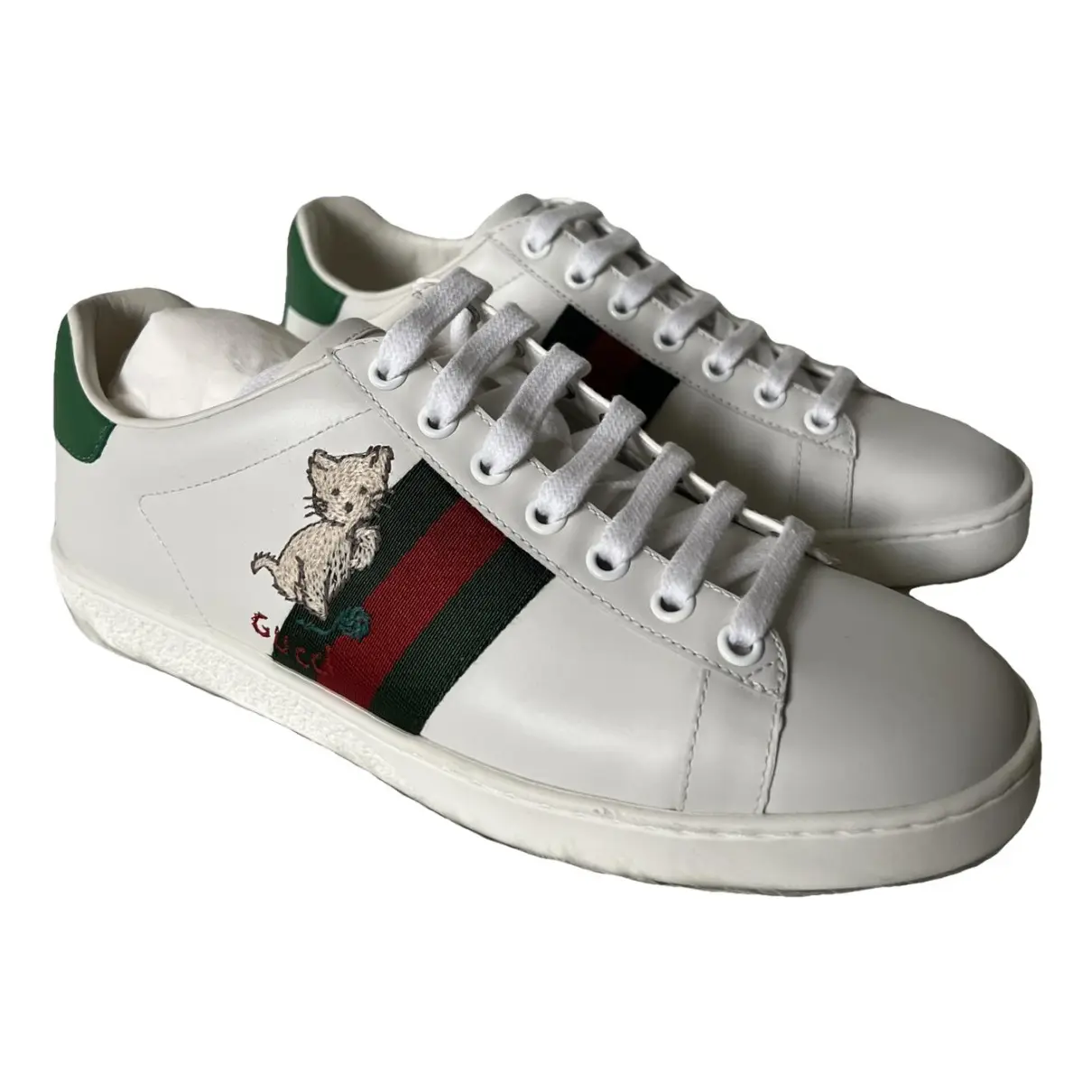 Ace leather trainers
