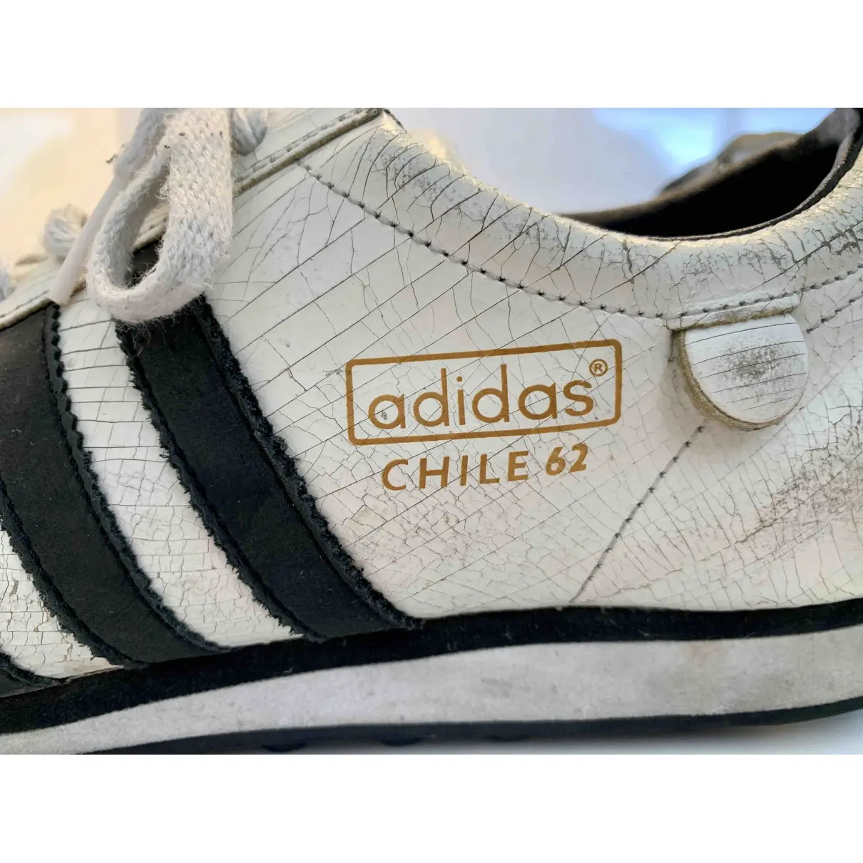 Leather low trainers Adidas - Vintage
