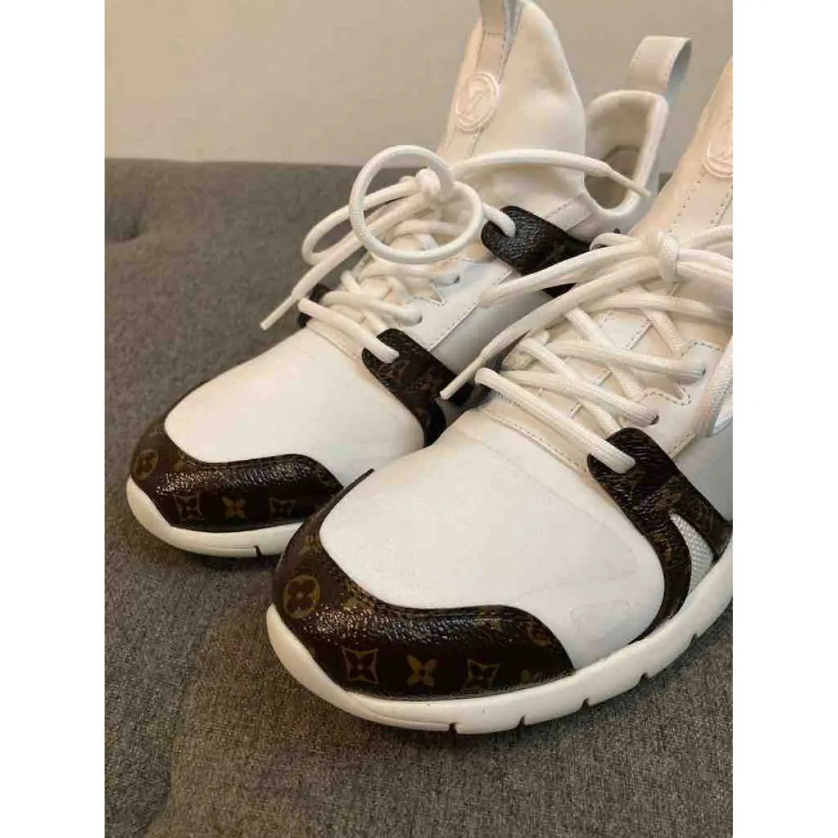 Aftergame leather trainers Louis Vuitton