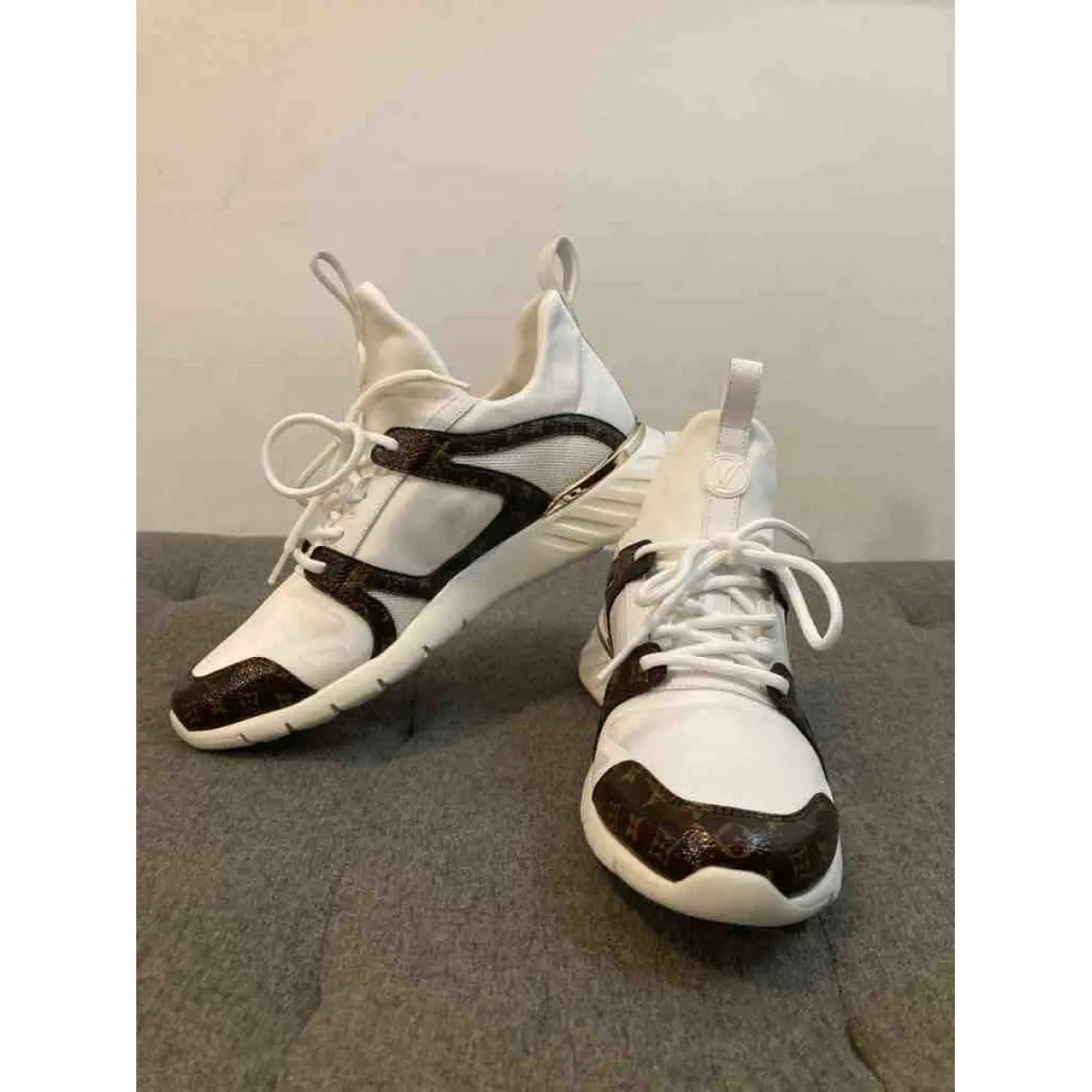 Aftergame leather trainers Louis Vuitton