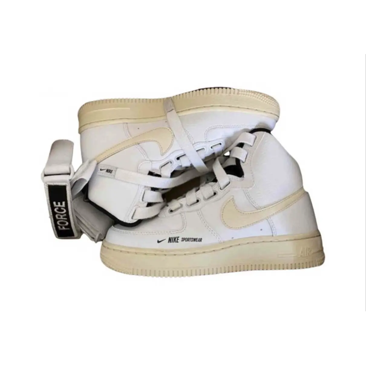 Buy Nike Air Force 1 leather trainers online - Vintage