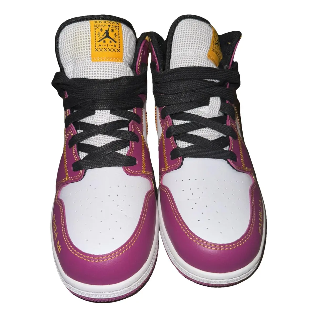 Air Jordan 1 leather trainers