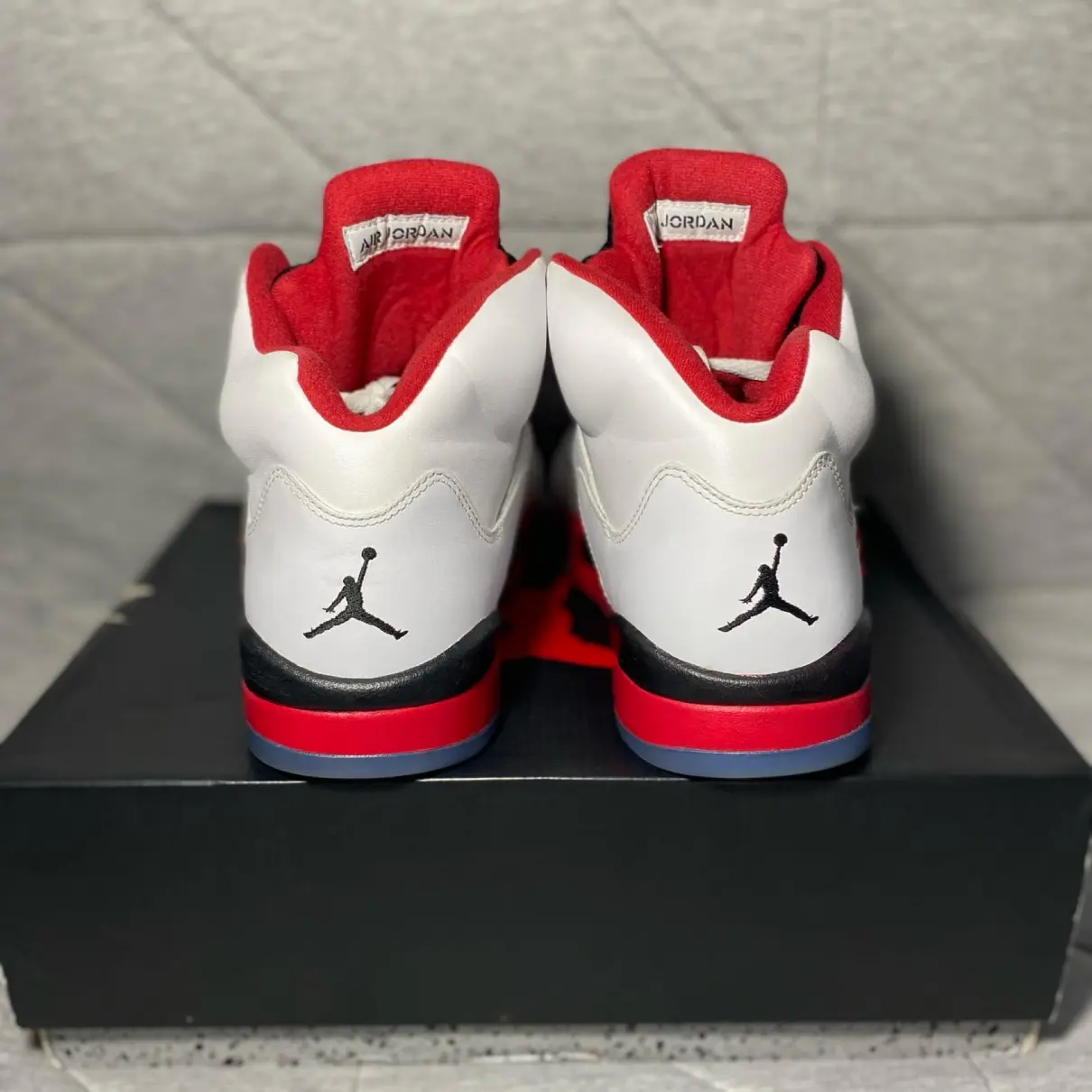 Air Jordan 5 leather high trainers JORDAN