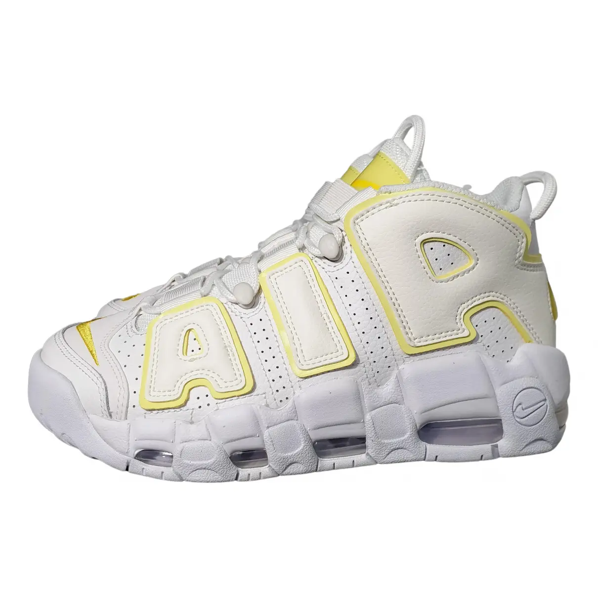 Air More Uptempo leather trainers Nike