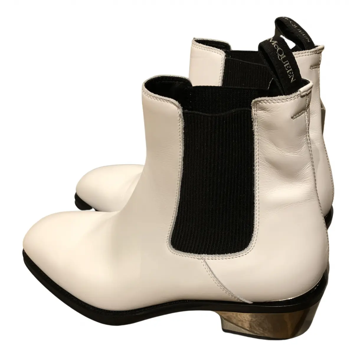 Buy Alexander McQueen Leather boots online