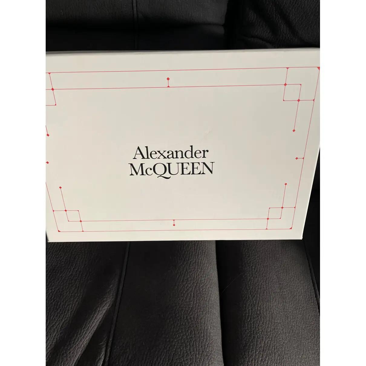 Leather trainers Alexander McQueen