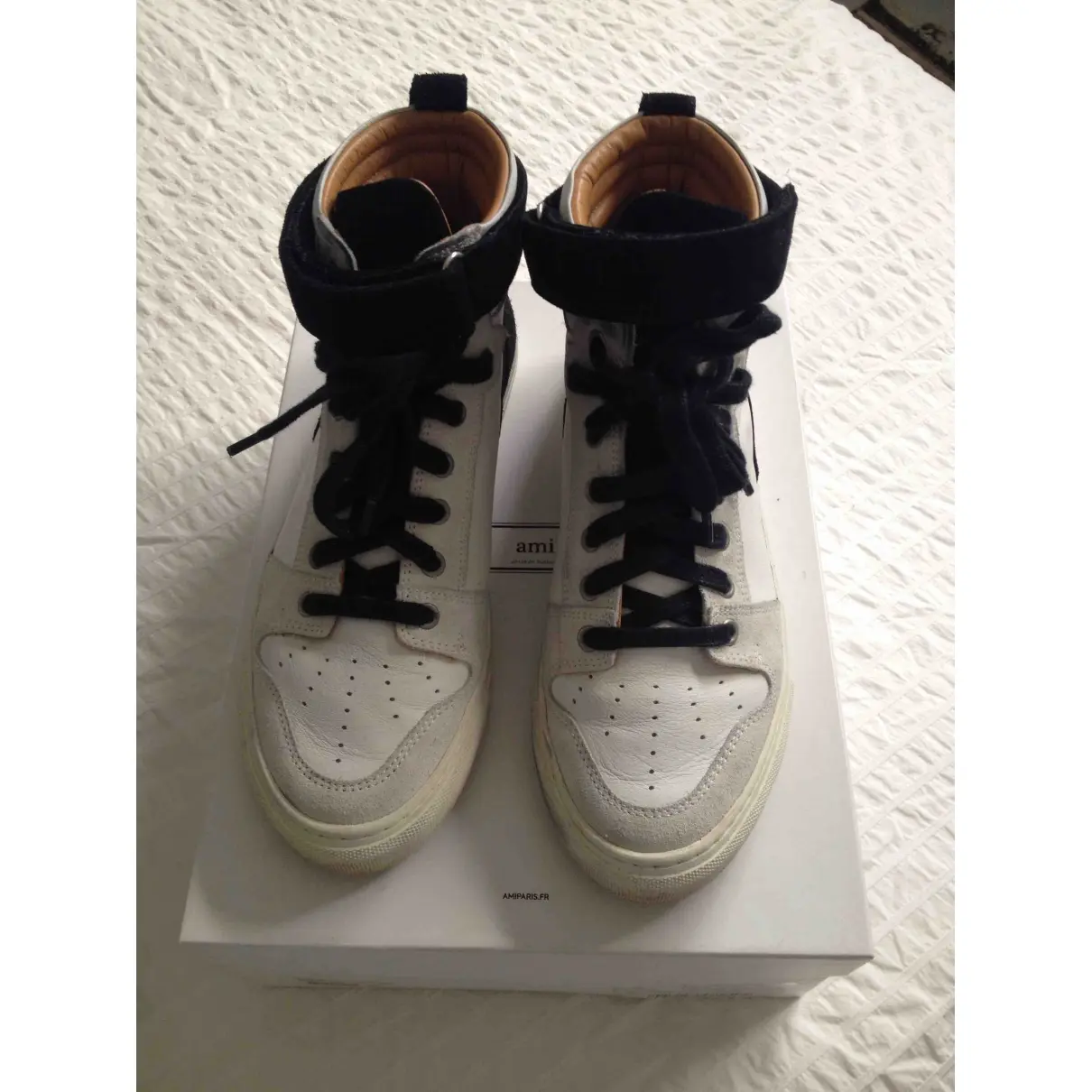 Ami Leather high trainers for sale