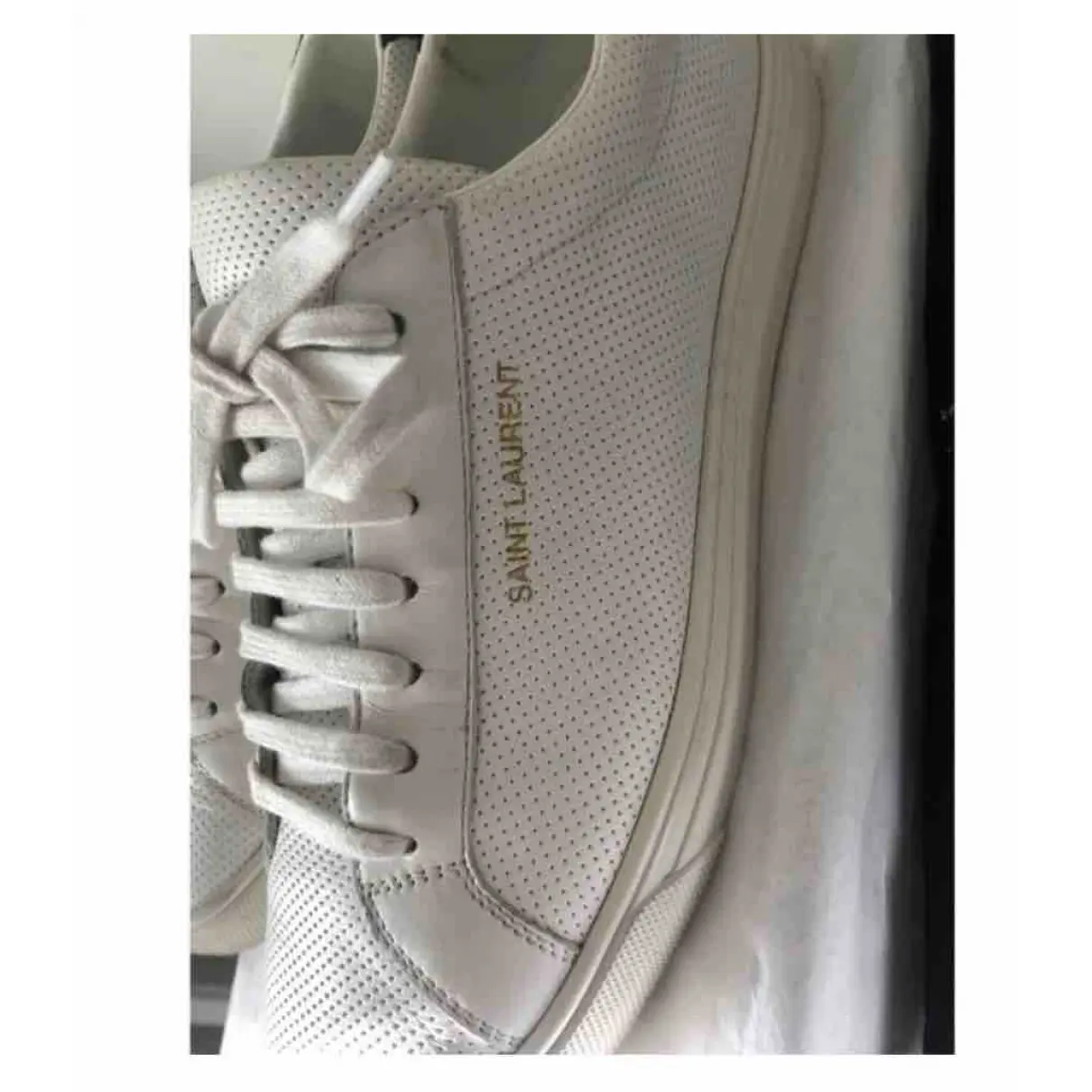 Andy leather trainers Saint Laurent