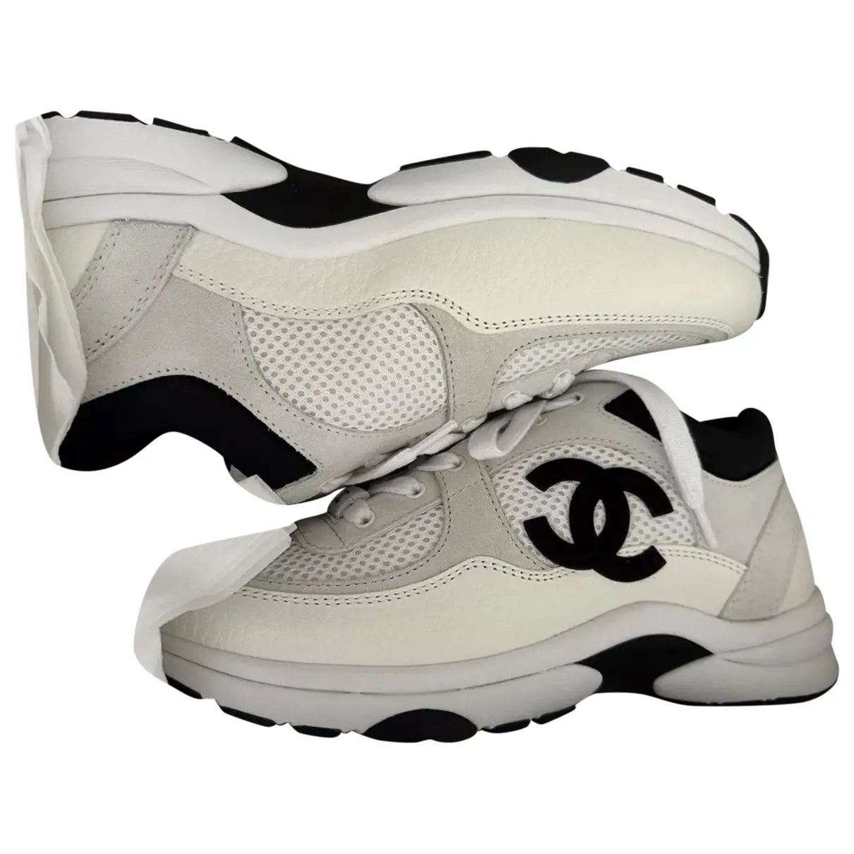 Ankle Strap leather trainers Chanel