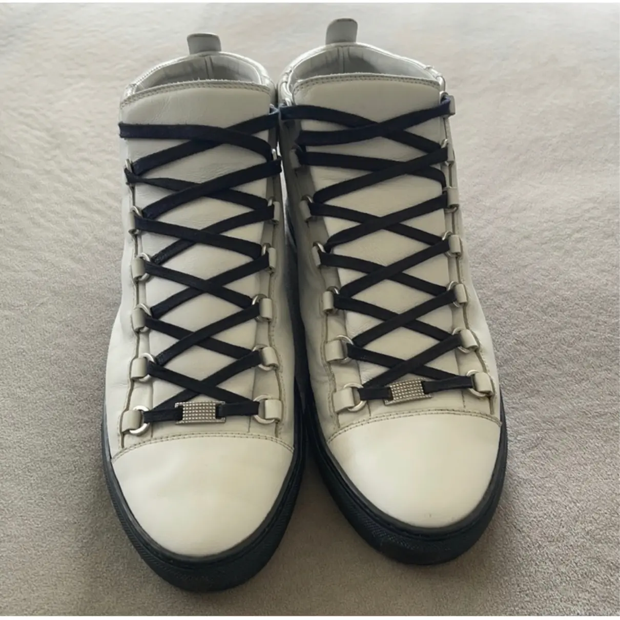 Buy Balenciaga Arena leather high trainers online