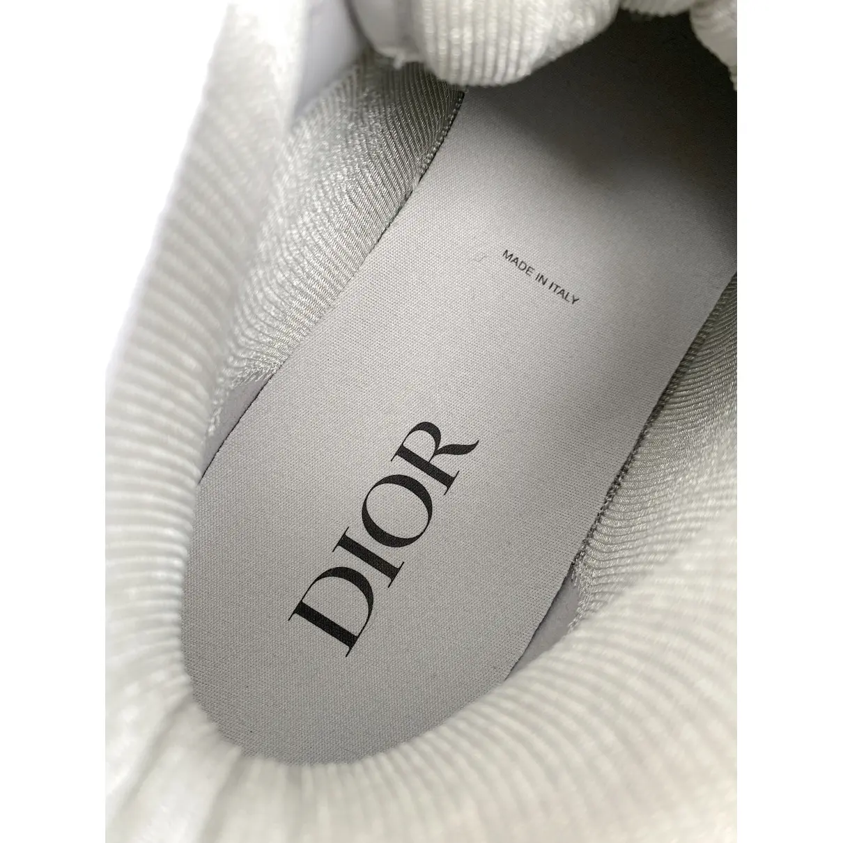 B27 leather high trainers Dior