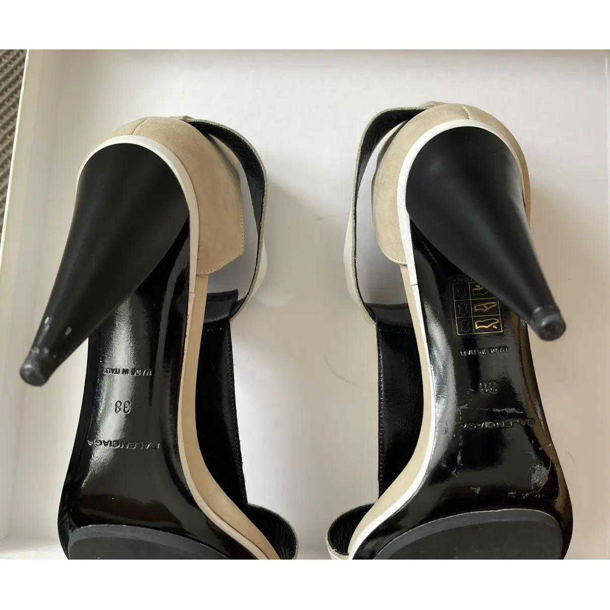Leather sandals Balenciaga