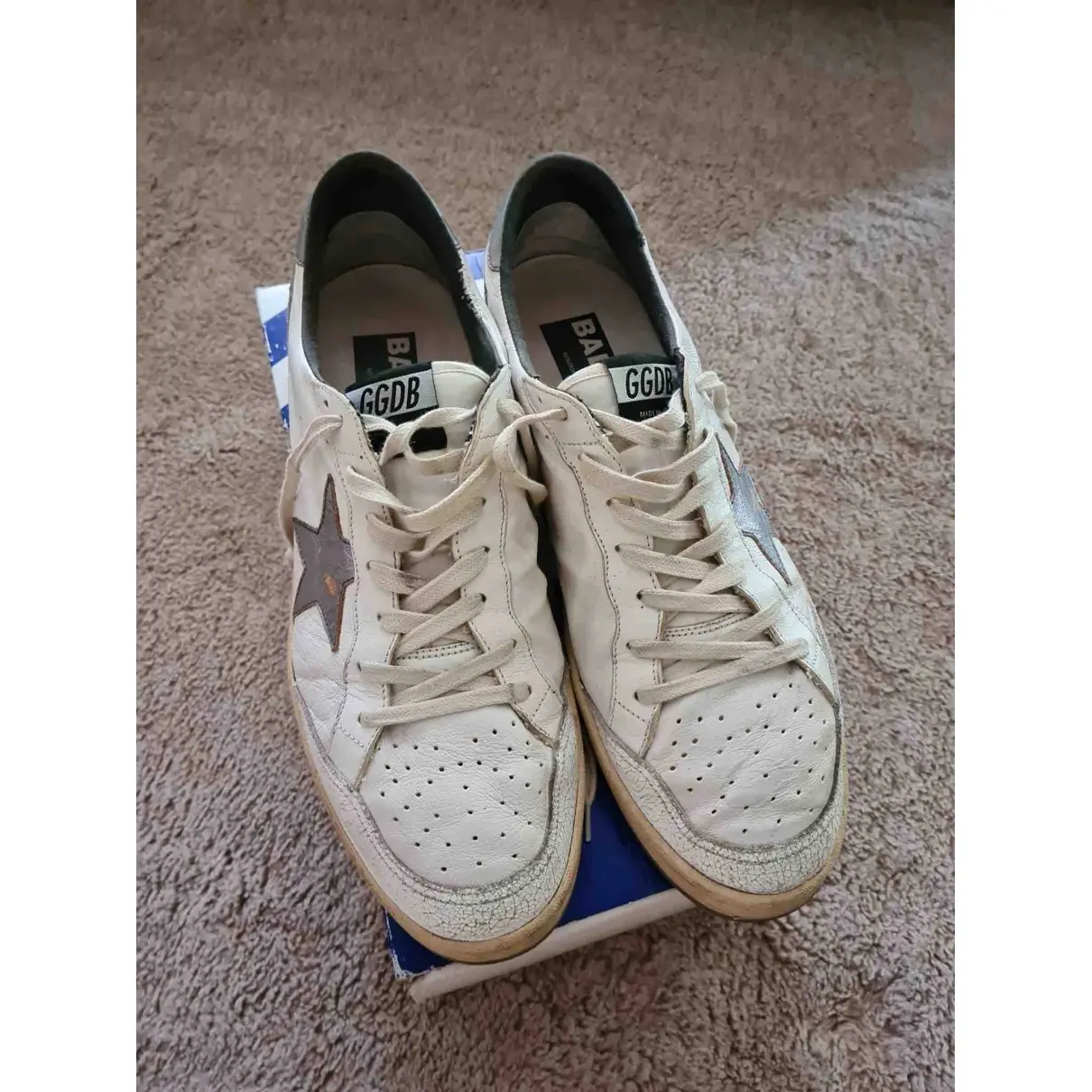 Buy Golden Goose Ball Star leather low trainers online