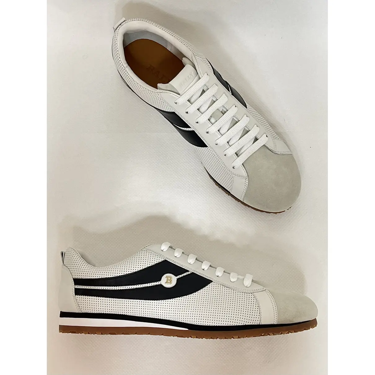 Leather trainers Bally